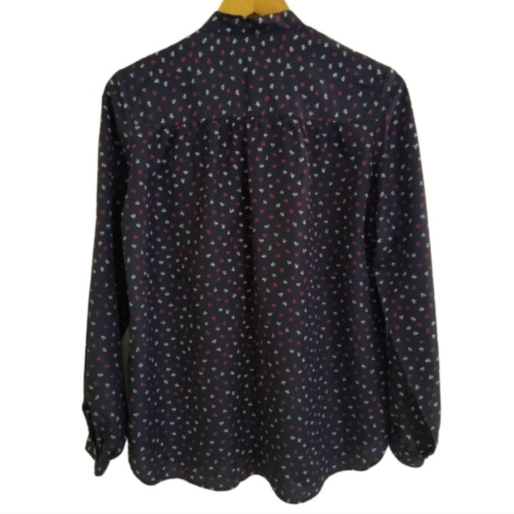 Vtg Evan Picone Blouse - Picture 9 of 13